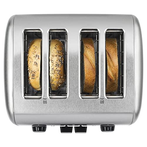 KitchenAid KitchenAid KMT4115SX Stainless Steel Toaster, Brushed Stainless Steel, 4 Slice (Pack of 1)