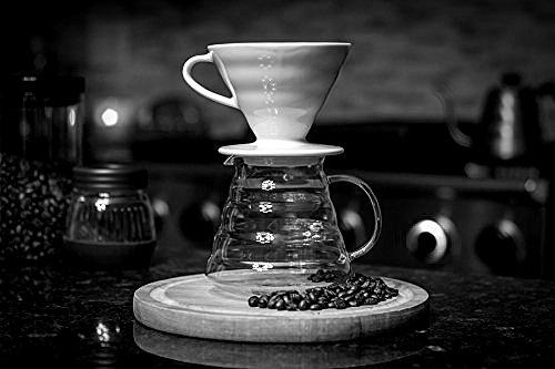 HIWARE Hiware 600ml Coffee Server, Standard Glass Coffee Carafe, Coffee Pot, Clear