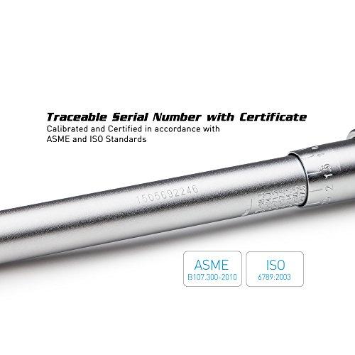 Capri Tools Capri Tools 31200 30-150 Inch Pound Industrial Torque Wrench, 1 4" Drive, Matte Chrome