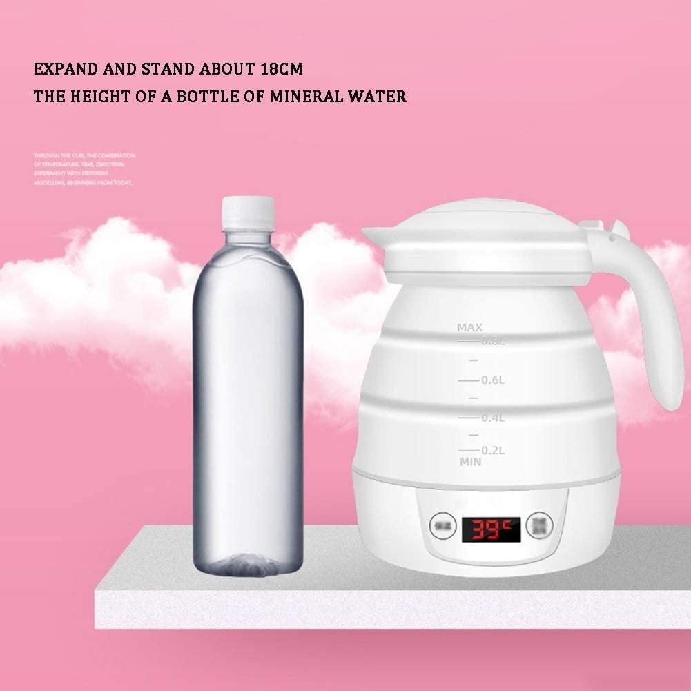 FFHLUBLI Foldable Electric Kettle,Silicone Electric Water Boiler, Travel Kettles Electric Foldable Electric Kettle, Travel Kettle,Collapsible Kettle, Electric Collapsible Travel Kettle - Foldable & Portable, E