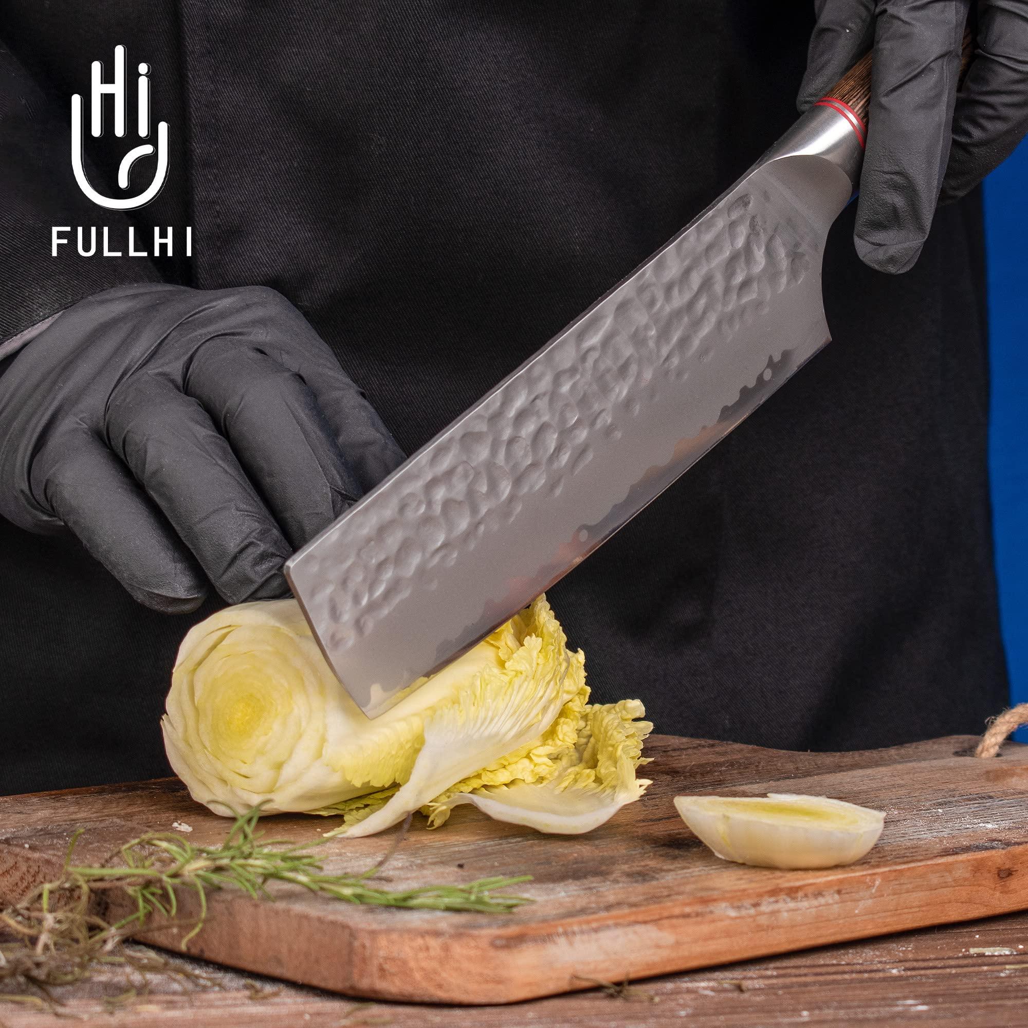 FULLHI FULLHI Knife Set 13pcs Japanese Knife Set, Premium Japan Stainless Steel Kitchen Knife Set with Knife roll package