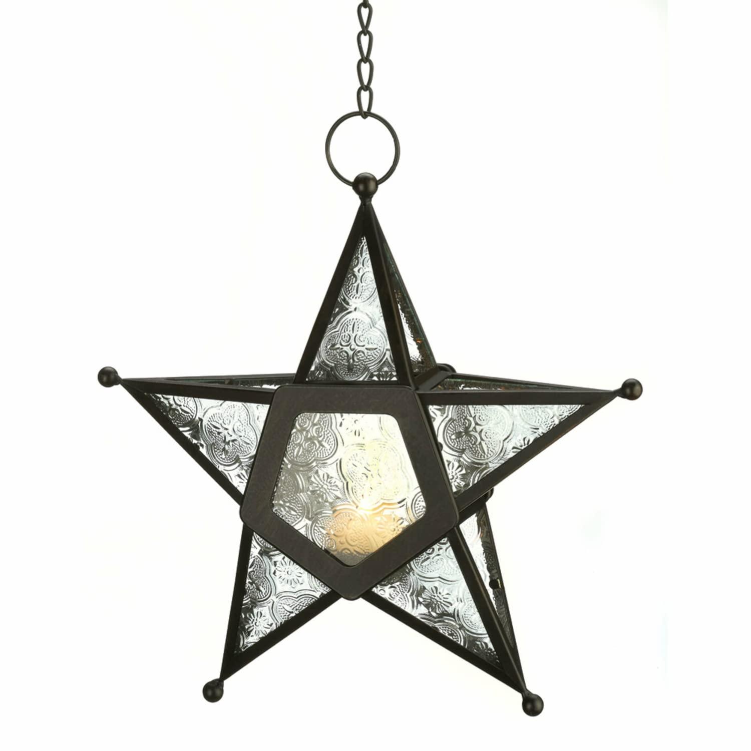 Zingz & Thingz Zingz & Thingz Clear Glass Star Lantern