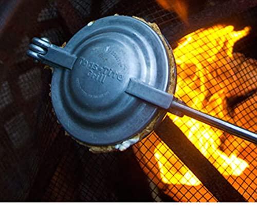 Toas-Tite Toas-Tite Sandwich Grill - Handheld Pie Iron, Sandwich Maker, Hand Toaster, Panini and Sandwich Press for Hand Made Hot Sandwiches and Pies - Perfect for Stovetop, Grill and Campfire