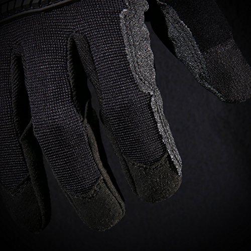 Ironclad Ironclad Heavy Utility Work Gloves HUG, High Abrasion Resistance, Performance Fit, Durable, Machine Washable, (1 Pair), MEDIUM, Black & Grey