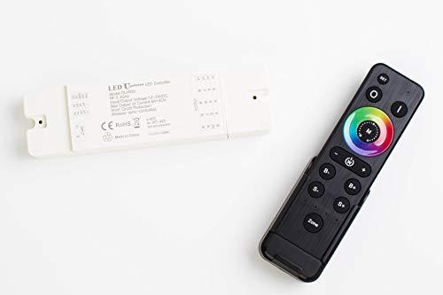 LEDUPDATES LEDUPDATES RGB, RGBW LED Light Controller, CCT Dual Color, Single Color, 4 in 1 for LED Strip Light, Module, Under Cabinet, Puck (4 in 1 RGB W Controller + Remote)
