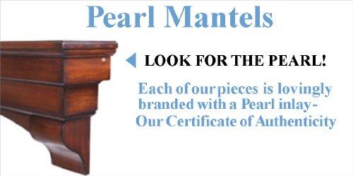 Pearl Mantels Pearl Mantels 412-60-70 Shenandoah Pine 60-Inch Fireplace Mantel Shelf, Rustic Cherry