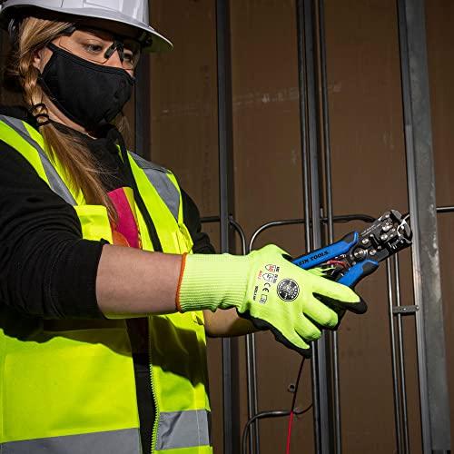 Klein Tools Klein Tools 11061 Self-Adjusting Wire Stripper / Cutter, Heavy Duty, for 10-20 AWG Solid, 12-22 AWG Stranded, and Romex Wire 12/2 and 14/2