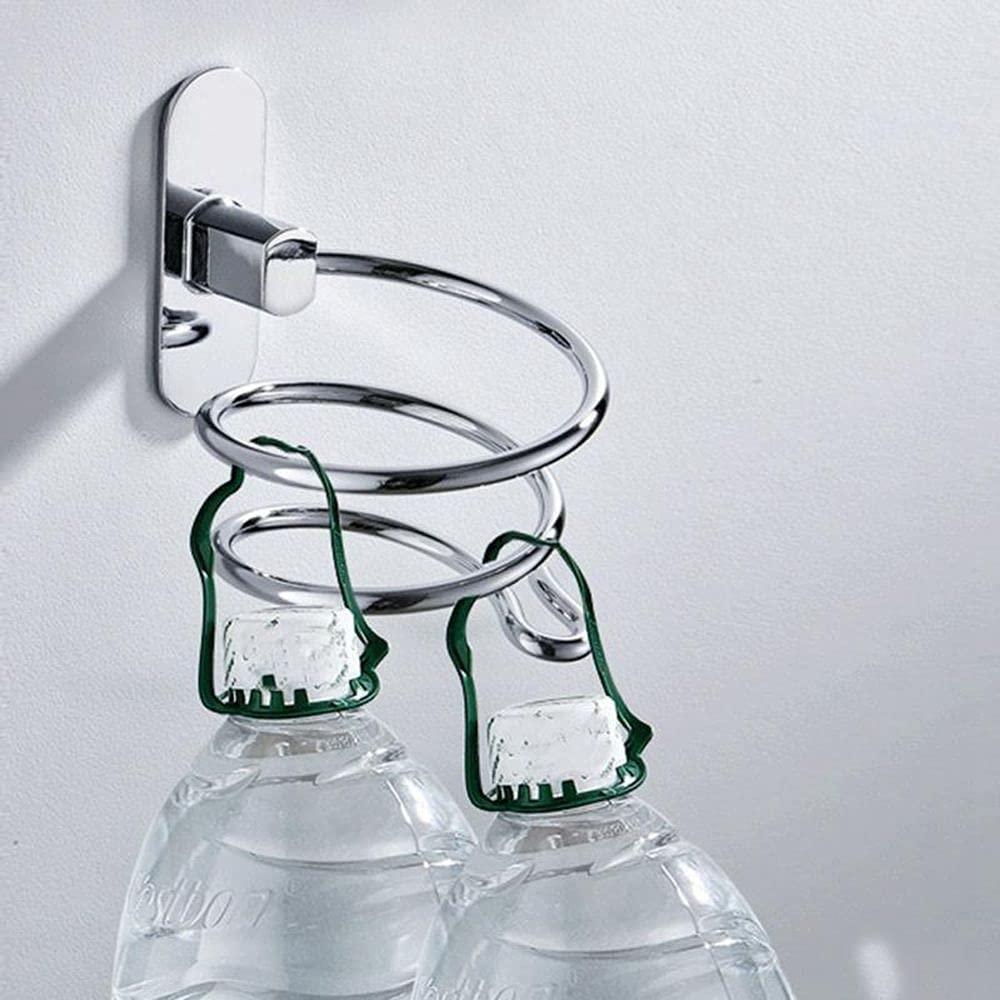 LIANGCHEN LIANGCHEN Hair Dryer Holder Wall Mounted, Aluminum Spiral Blow Dryer Rack Straightener Organizer Hanging Curling Iron Holder Bathroom Hair Styling Stand(Gold)