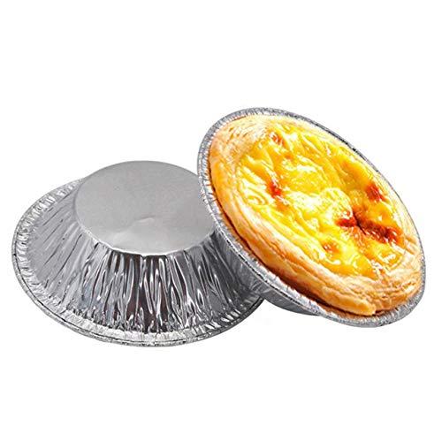 KEISEN 1/3\" Mini pie pan 3/4oz Foil Utility Cup pie pan tart pan 100/PK