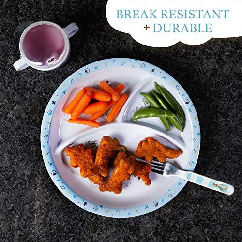 KIDS PREFERRED Beatrix Potter Peter Rabbit 5 Piece Melamine Dinnerware Set