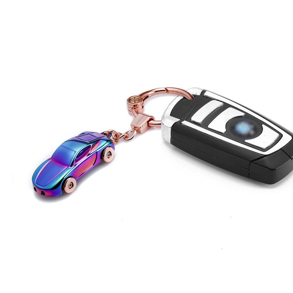 JOBON Keychain Flashlight,JOBON Key Chain Flashlights with Gift Box Zinc Alloy Car Keychains for Men and Women,Christmas Stocking Stuffers (Multicolored)