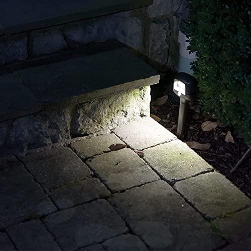 Mr. Beams Beams MB572 35 Lumen Wireless Motion Sensing LED Path Lights, 2-Pack, Brown