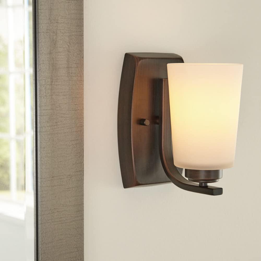 Sea Gull Lighting Sea Gull Lighting Driscoll Wall/Bath Sconce Vanity Style Fixture, One - Light, Satin Brass