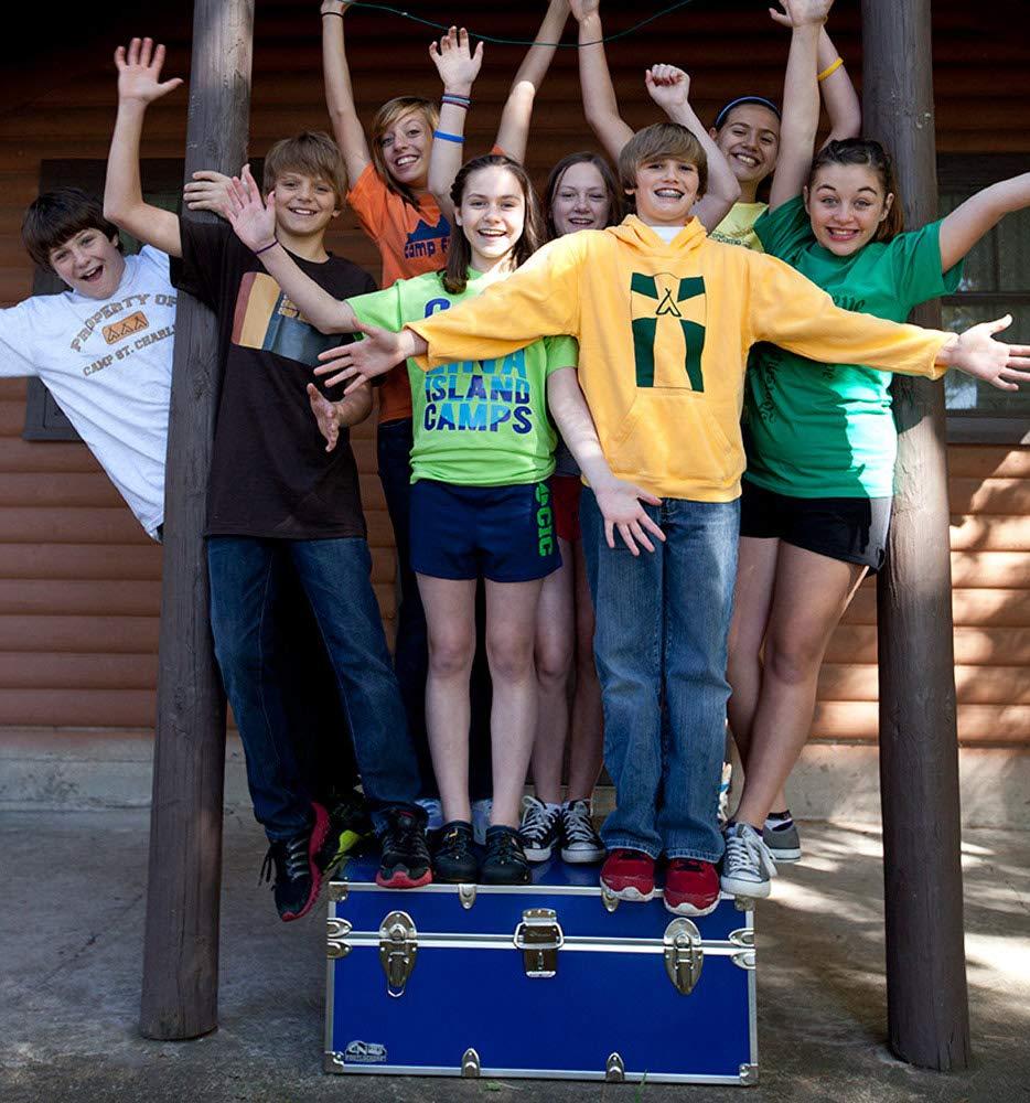 C&N Footlockers C&N Footlockers Designer Storage Trunks - Nature Themes - 32 x 18 x 13.5 Inches - Durable and Built to Last - Lockable (Marble)