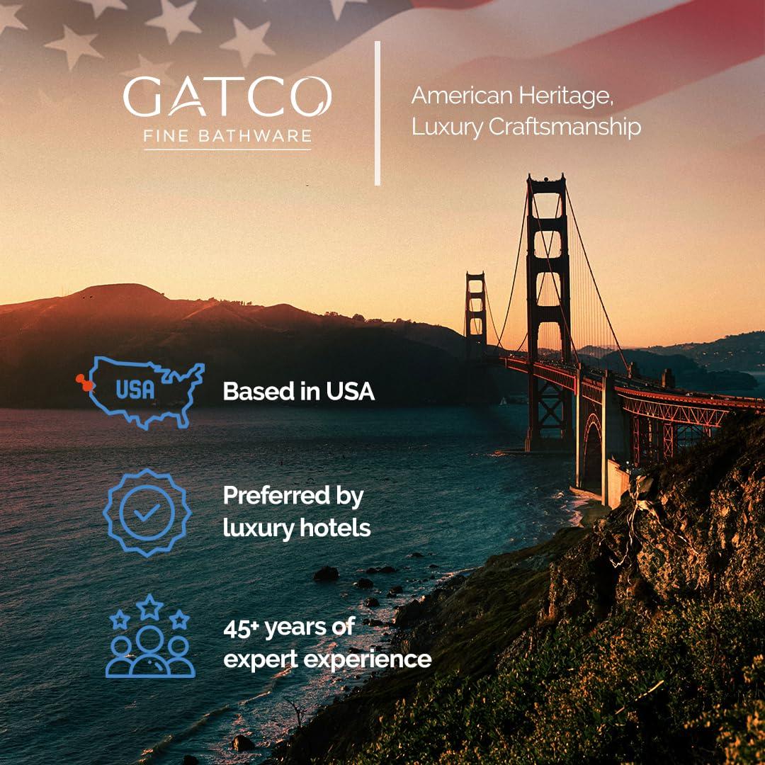 Gatco Gatco 1436SN Pedestal Toilet Paper Holder, Satin Nickel