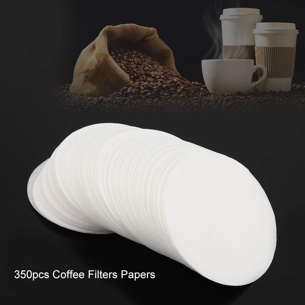 Qiter Filter Paper For Coffee Press Filter, 350Pcs Round Coffee Filters Paper Coffee Maker Filters Strainers For Coffee Maker