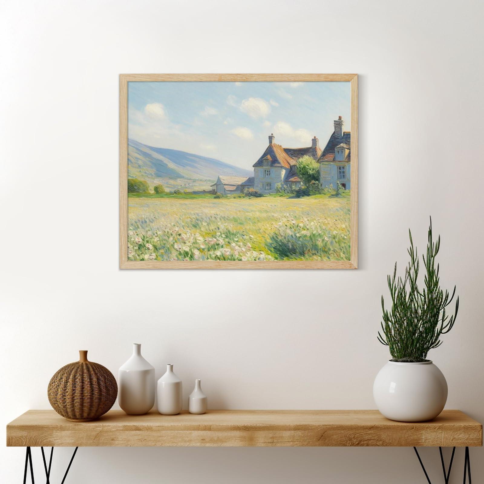 QTART QTART 12X18 Picture Frame, 12x18 Frame Natural Oak Wood Poster Frame for Photo Wall Mounting Tabletop Display, 12 by 18 Picture Frames,1 Pack