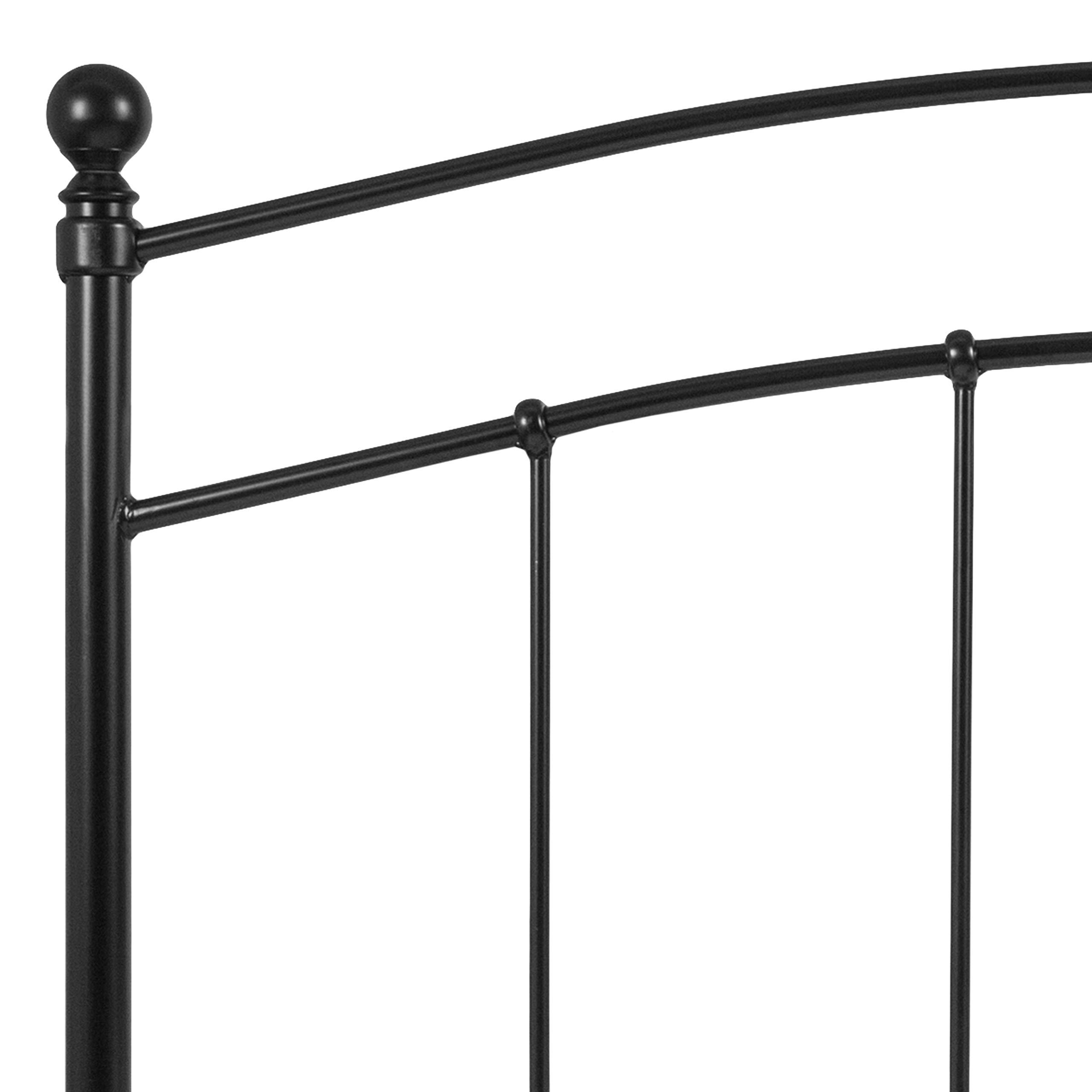 BizChair BizChair Decorative Black Metal Queen Size Headboard