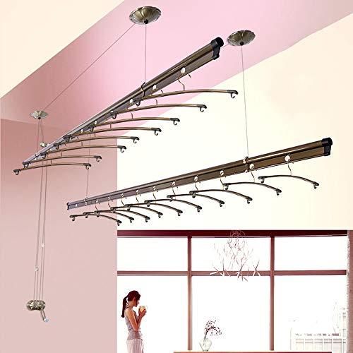 Drying Rack Drying Rack Clothes Ceiling Pulley Airer, Dryer, Manual, Strong and Easy to Install