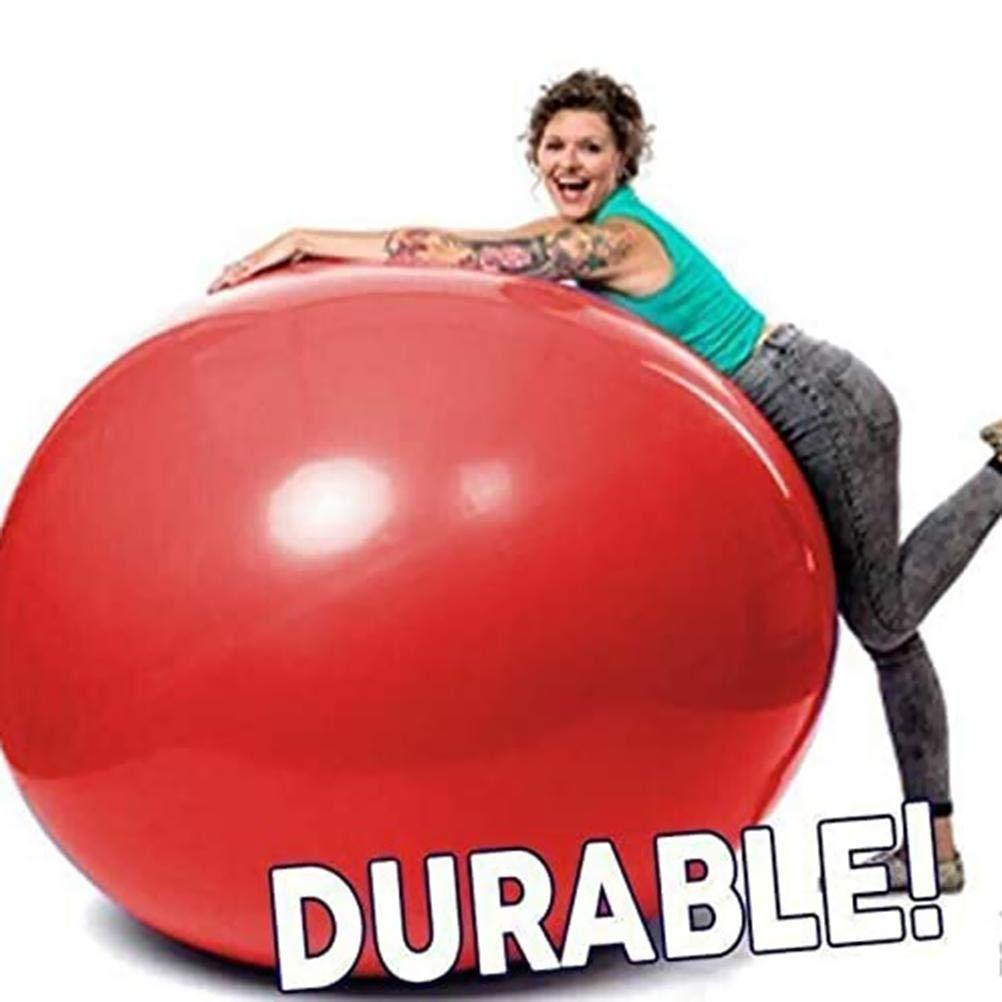 Nurnesy 72 Inch Giant Human Shaped Balloon for Weddings, Birthdays, and Events - Thick Latex Balloon Garland for Baby Showers, Wedding Photography, Party Decorations (Orange)