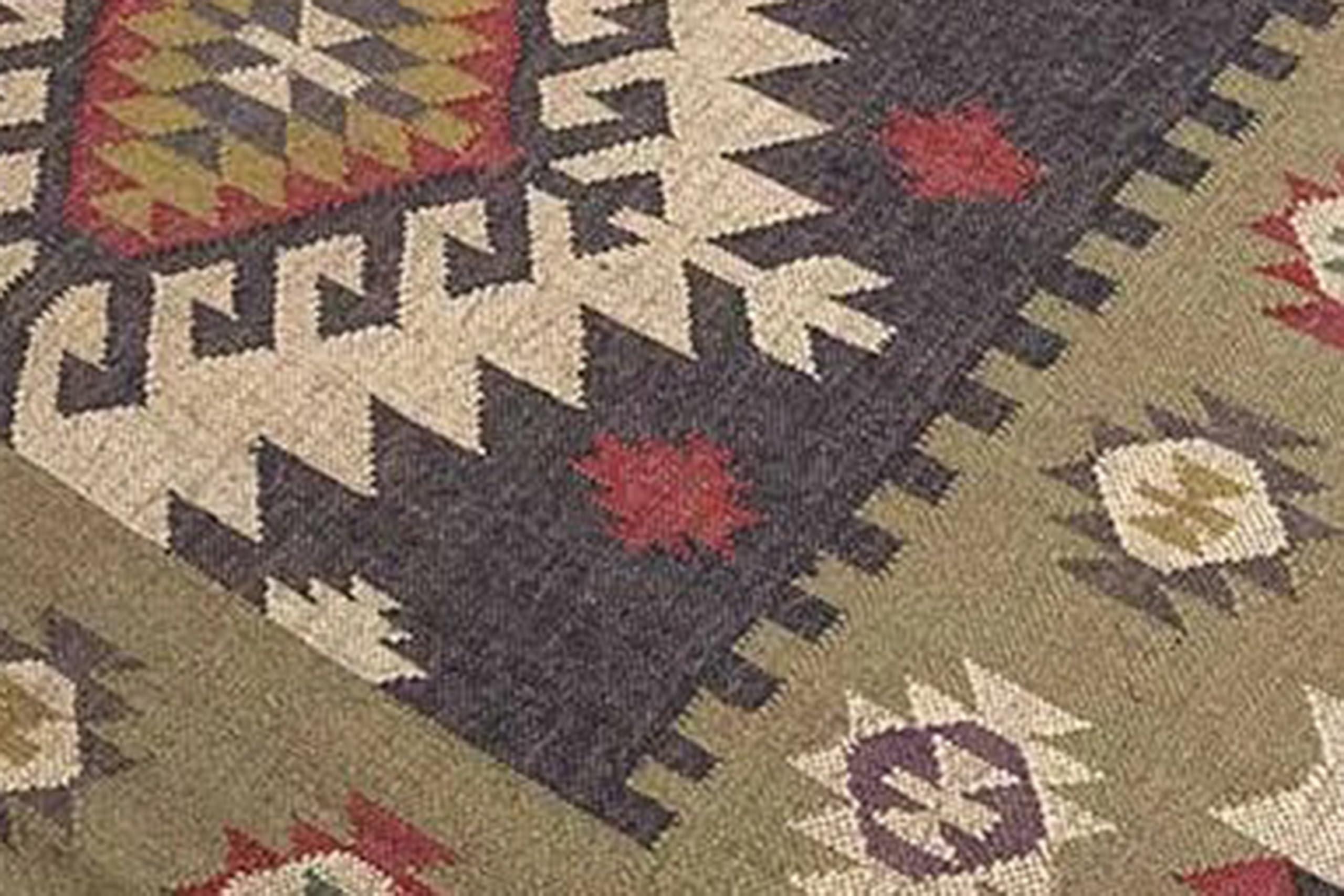 CASAVANI CASAVANI Premium Quality Rug 10x18 Area Rug Hand Woven Rug Light Green Jute Rugs for Living Room Wool Indoor Outdoor Use Boho Rug Flatweave Wool Jute Area Rugs for Terrace & Garden Yoga Mat Kitchen