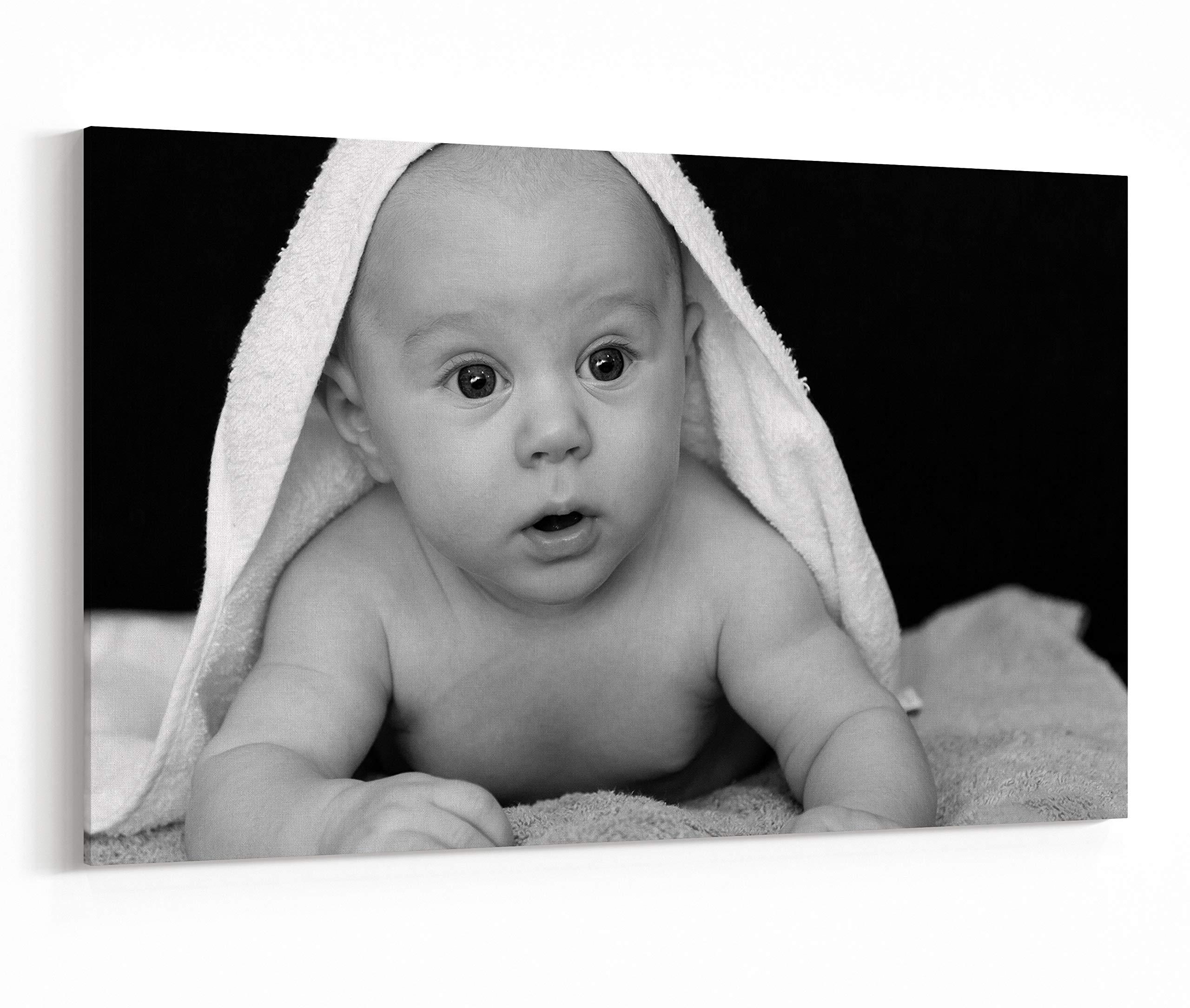 P&L ART. Panoramic Canvas Prints, 28X56 Custom Your Pictures On Giclee Printing Wall Art Personalized Gift