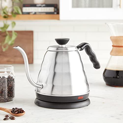 Hario Hario V60 \"Buono\" Electric Gooseneck Drip Kettle, 800ml, Silver