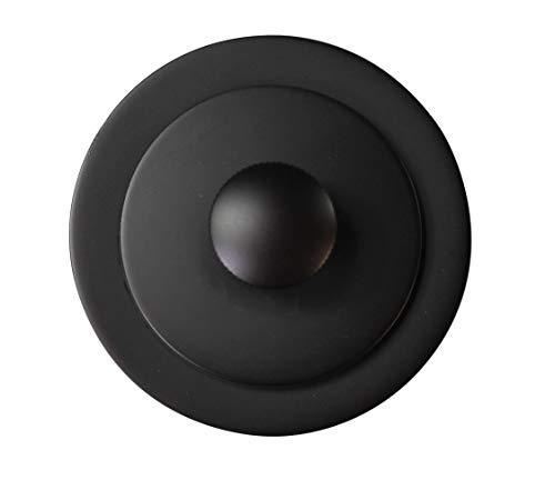 Westbrass Westbrass 594244-12 14" White Tubular Bath Waste & Overflow Assembly with Twist & Close Drain Plug and 2-Hole Faceplate, Oil Rubbed Bronze