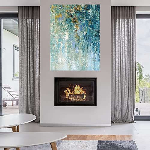 Fine Art Canvas Fine Art Canvas I Love the Rain Detail I Canvas Wall Decor by Artist Nan for Living Room, Bedroom, Bathroom, Kitchen, Office, Bar, Dining & Guest Room - Ready to Hang - 35 in x 46 in