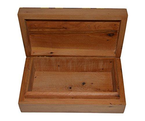Treasures of Morocco Thuya Wood Moroccan Handcrafted Box with Light Wood Inlaid Inlead Imported Top Satifaction Guarranteed