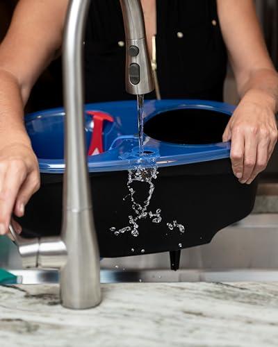 O-Cedar O-Cedar EasyWring RinseClean Microfiber Spin Mop & Bucket Floor Cleaning System with 3 Extra Refills, Plastic, Grey