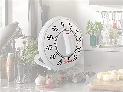 Leifheit Leifheit Comfortline Signtaure Kitchen Timer Plastic White 60 Minutes