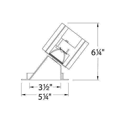 WAC Lighting WAC Lighting HR3LEDT418PS927WT Tesla PRO 3.5" LED Round 30-45 Degree Adjustable Trim with Light Engine 2700K Narrow Beam 90CRI, (90+ CRI), White
