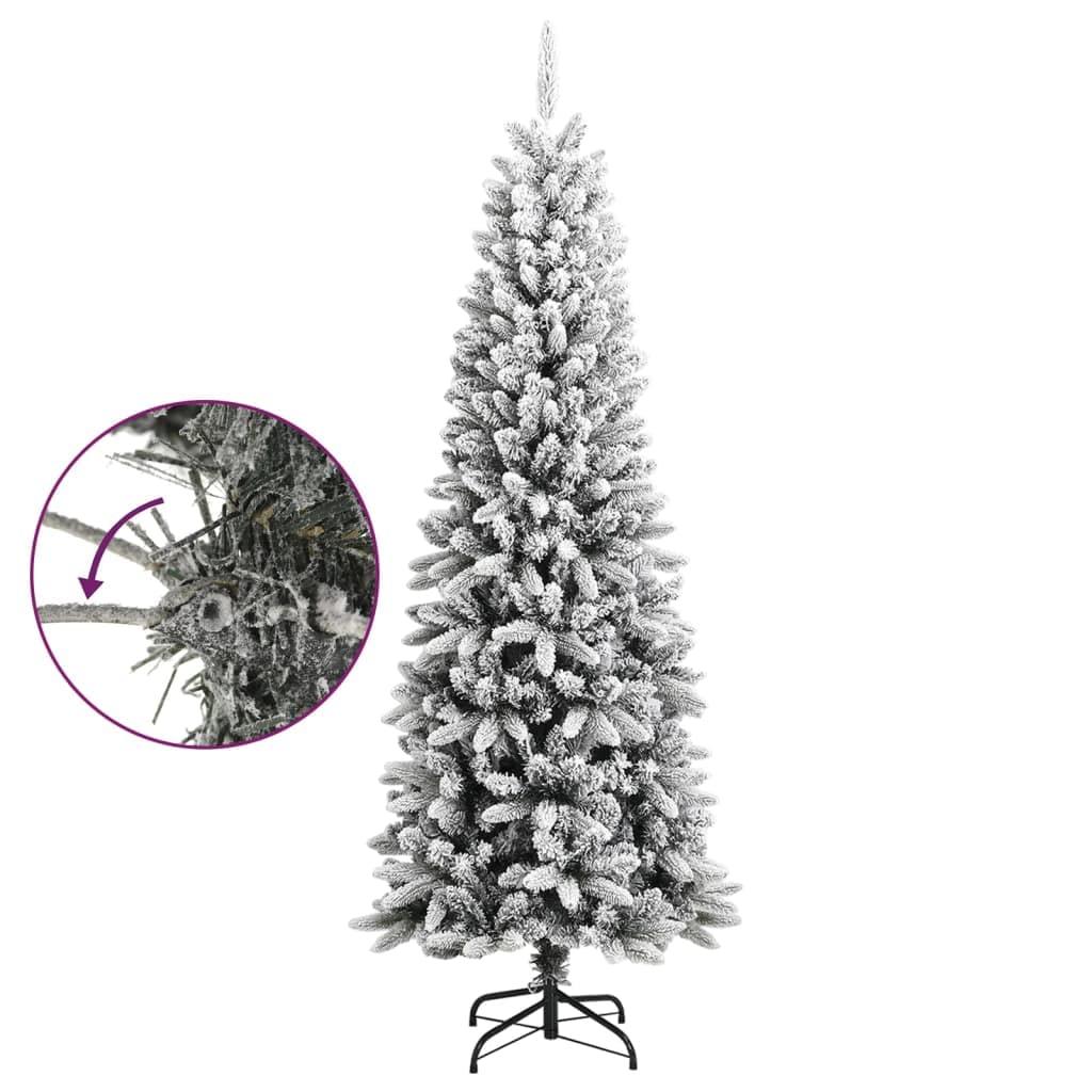 FUDUGEHMIOFWFJJ Christmas Tree,9ft Christmas Tree,9 Foot Christmas Tree pre lit,Artificial Christmas Tree with Flocked Snow 82.7" PVC&PEchristmas Tree 9ft,9ft prelit Christmas Tree,8ft Christmas Tree,