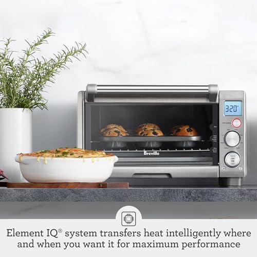 Breville Breville BOV650XL the Compact Smart Oven Countertop Toaster Oven, Brushed Stainless Steel