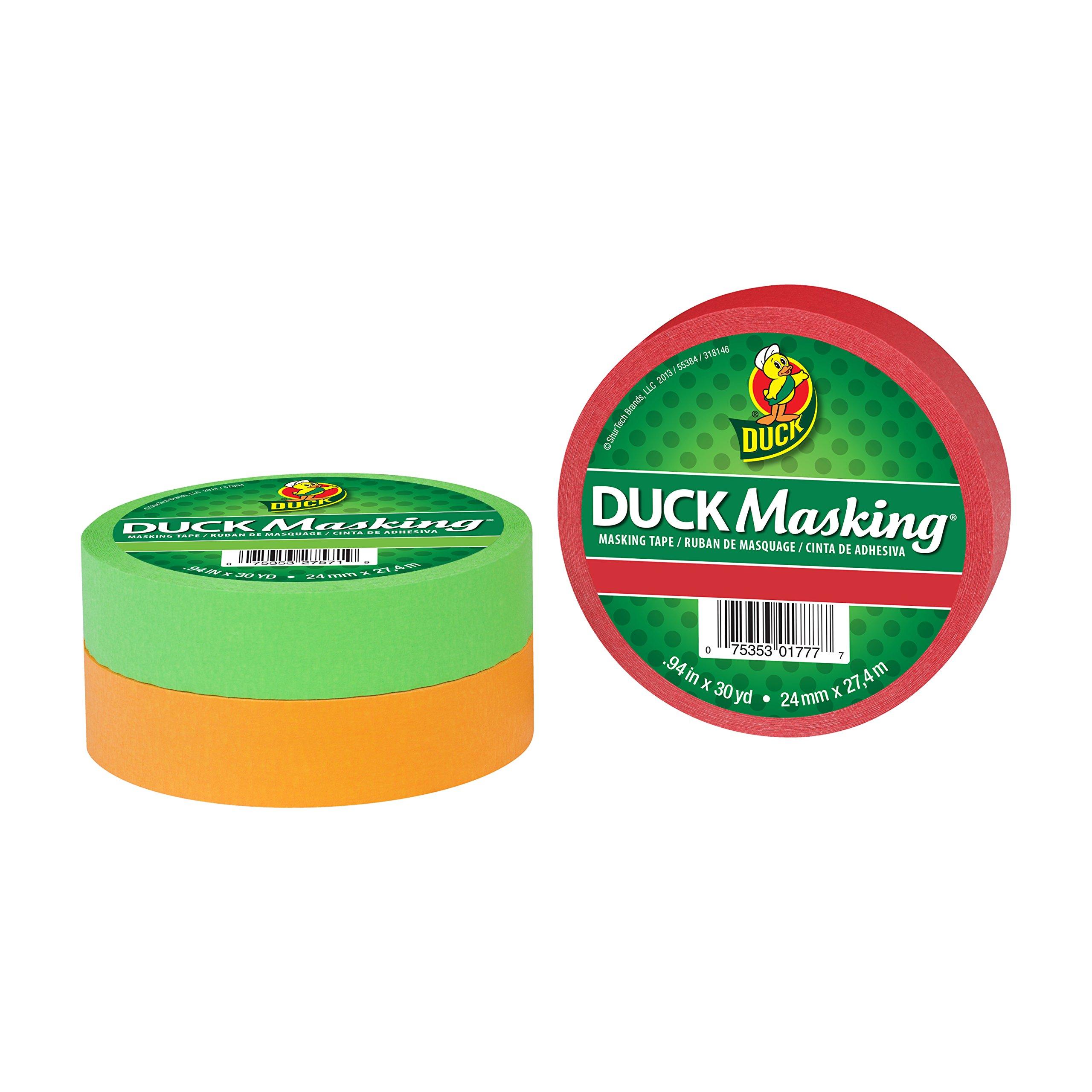 Duck Duck Masking 240882 Light Green Color Masking Tape, 94-Inch by 30 Yards