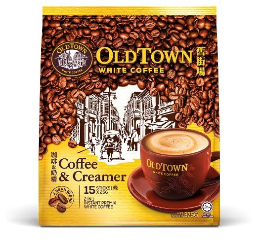 Old Town 4 Pack Old Town White Coffee 2 in 1 Coffee and Creamer