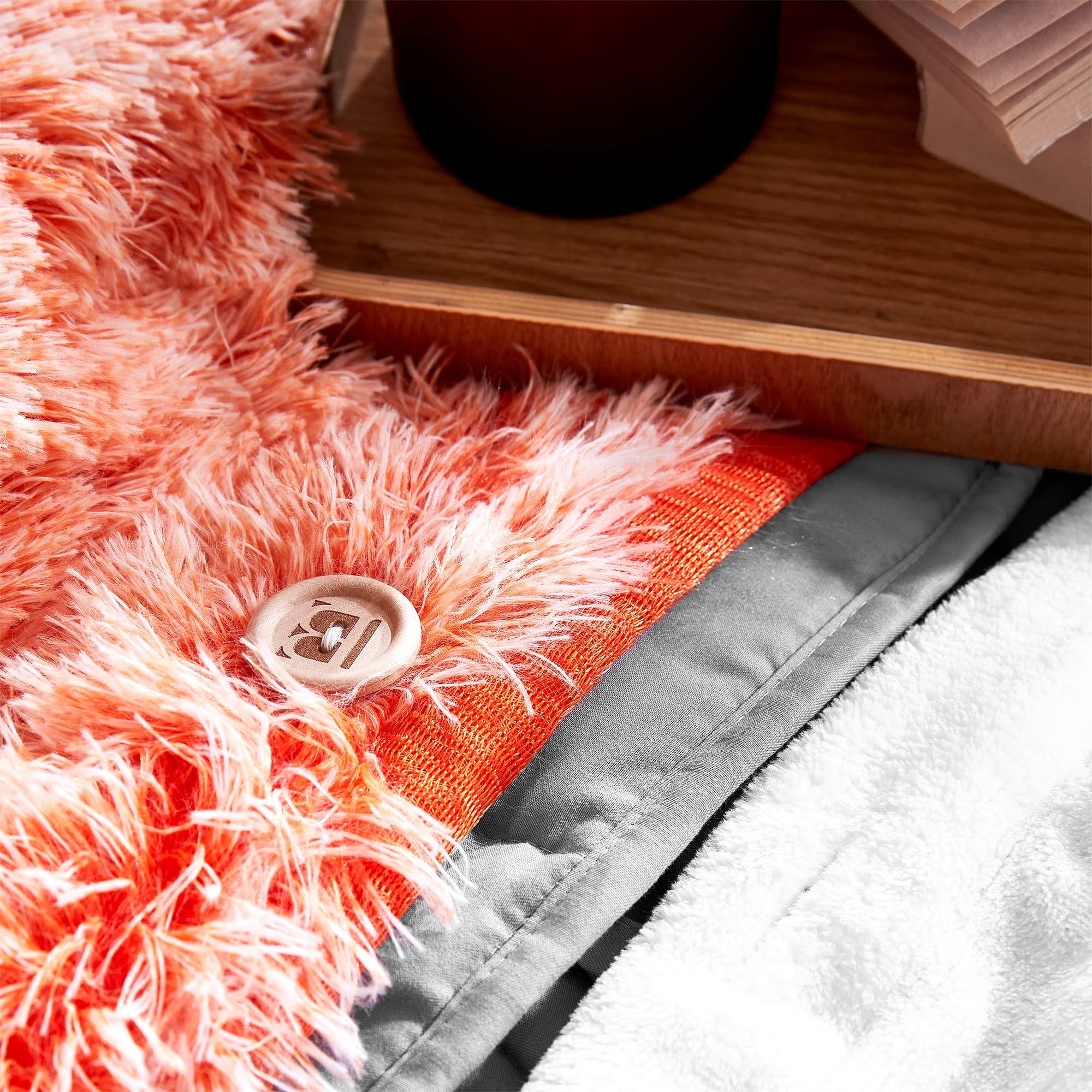 Byourbed Byourbed Chommie Weighted Coma Inducer Twin XL Comforter - are You Kidding - Frosted Orange