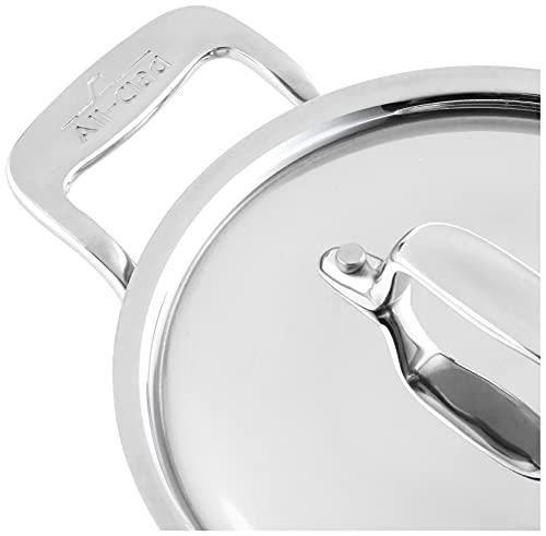 All-Clad All-Clad Specialty Stainless Steel Ramekin with Lid 2 Piece Oven Broiler Safe 600F Pots and Pans, Cookware Silver