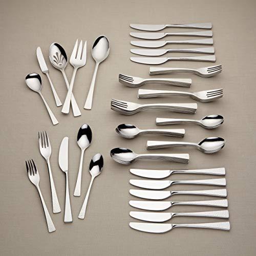 Gorham Gorham 871430 Biscayne 65-Piece Stainless Flatware Set, Silver