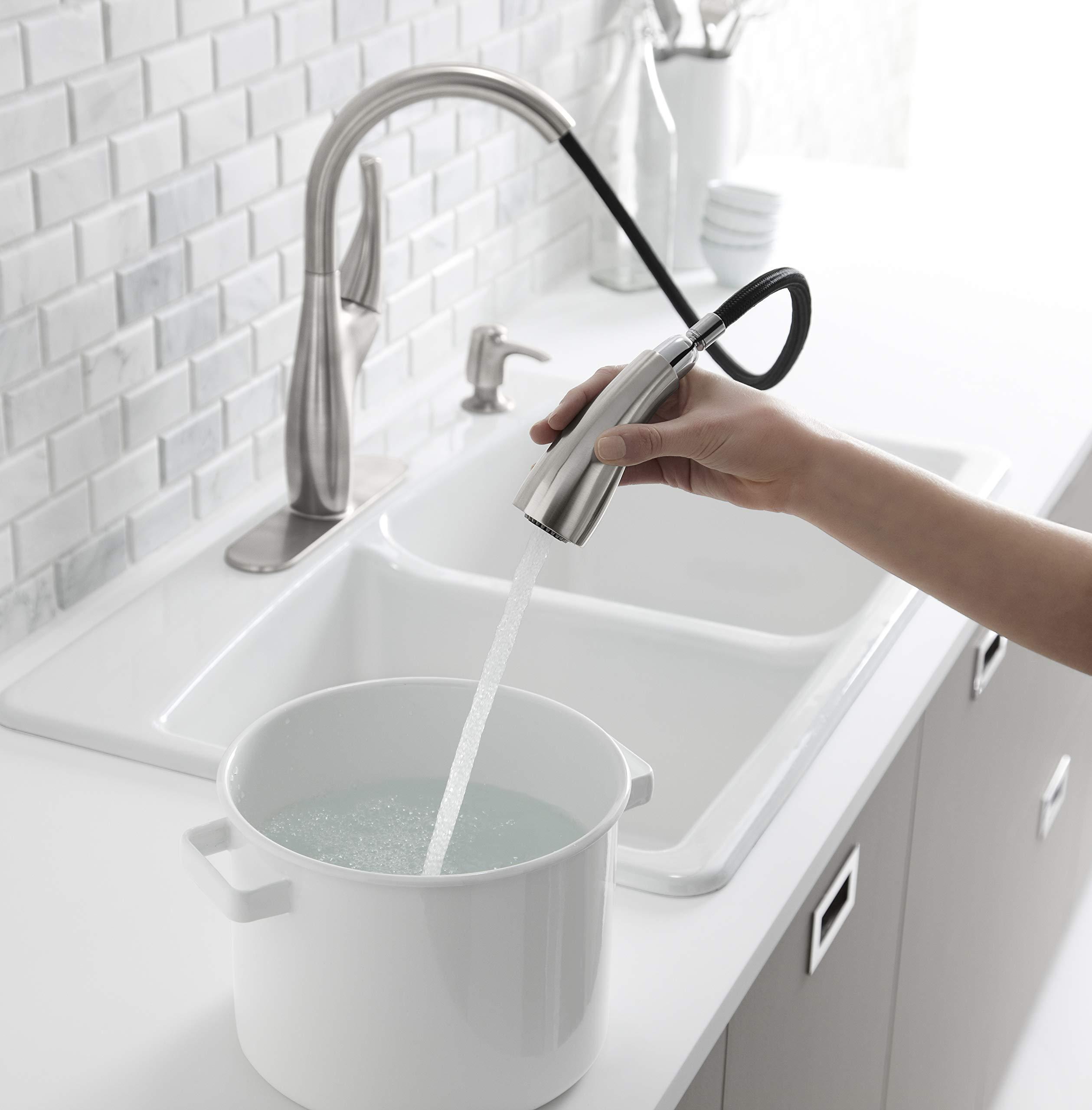 Kohler Kohler K-R72511-SD-VS Mazz Kitchen Sink Faucet, Vibrant Stainless