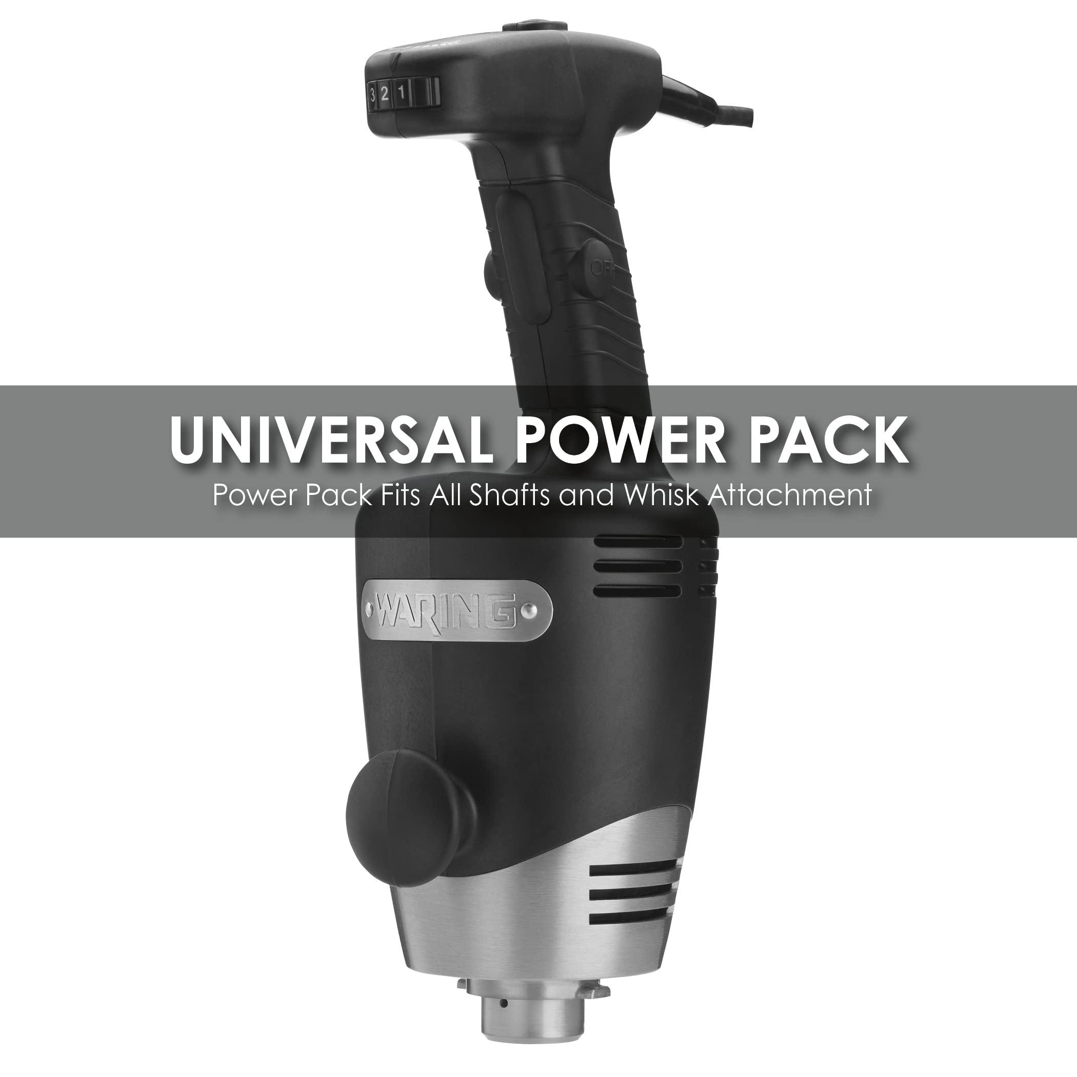 Waring Commercial Waring Commerical WSB50 Big Stix Heavy Duty Immersion Blender, 12\" Removable Shaft, 1 HP/700 Watt Variable Speed Motor, 120V, 5-15 Phase Plug,Black/Silver