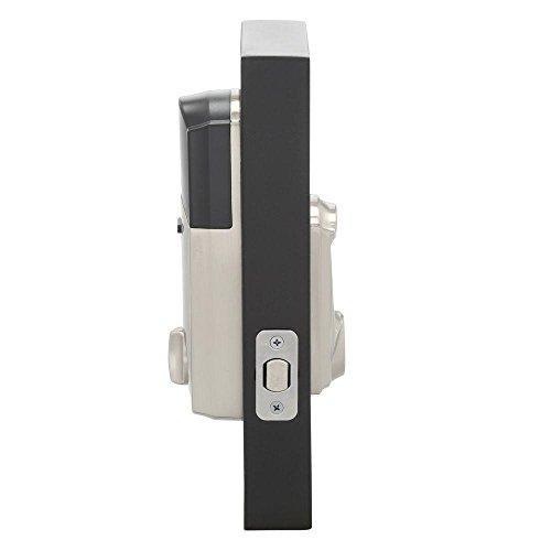 SCHLAGE Schlage Lock Company Connect Camelot Satin Nickel Touchscreen Deadbolt with Alarm