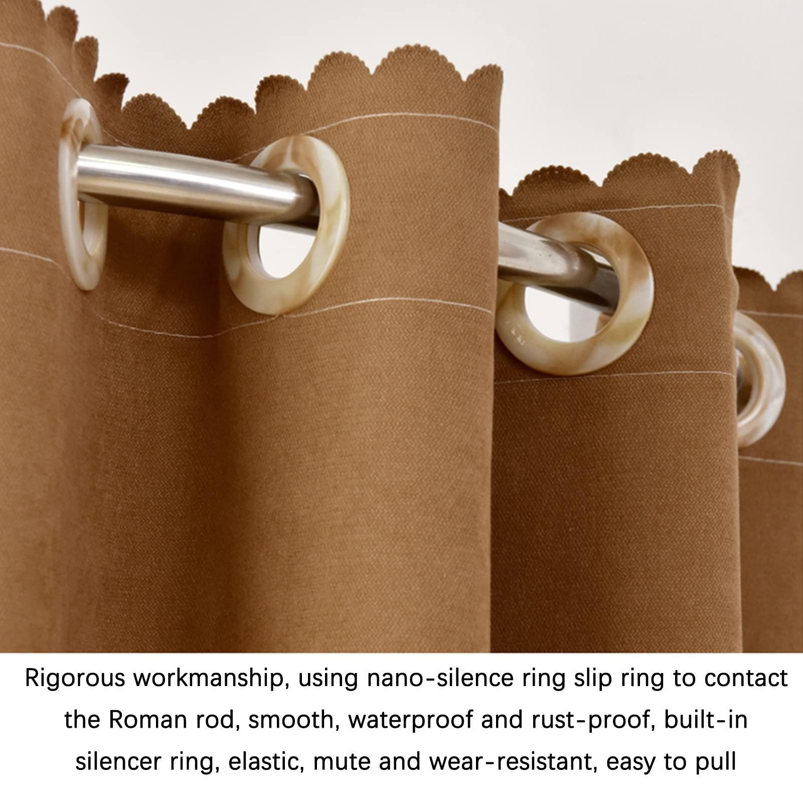 XUEHONG001 XUEHONG001 Clothing Store Fitting Room, C-Shaped Metal Track Locker Room, Privacy Protection Blackout Curtain Kit, Outdoor Clothing Stall Shopping Mall Changing Room, Wall-Mounted