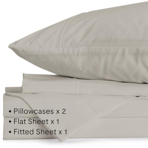 Jennifer Adams Jennifer Adams Eternal Sheet Set, 4-Piece Microfiber Sheets & Pillowcases - Ultra-Soft, Breathable and Wrinkle-Resistant (Linen, Queen)