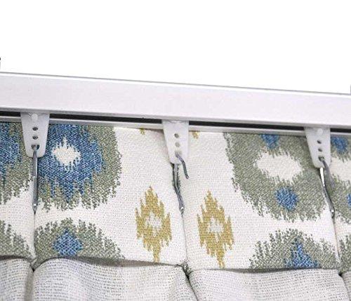 Curtain Rod Connection Kirsch 94003 Hand Draw Wall Mount Curtain Track Set (23' in 3 Sections-Black)