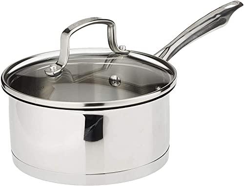 Cuisinart Cuisinart Professional Stainless Saucepan with Cover, 1.5-Quart, Stainless Steel,8919-16