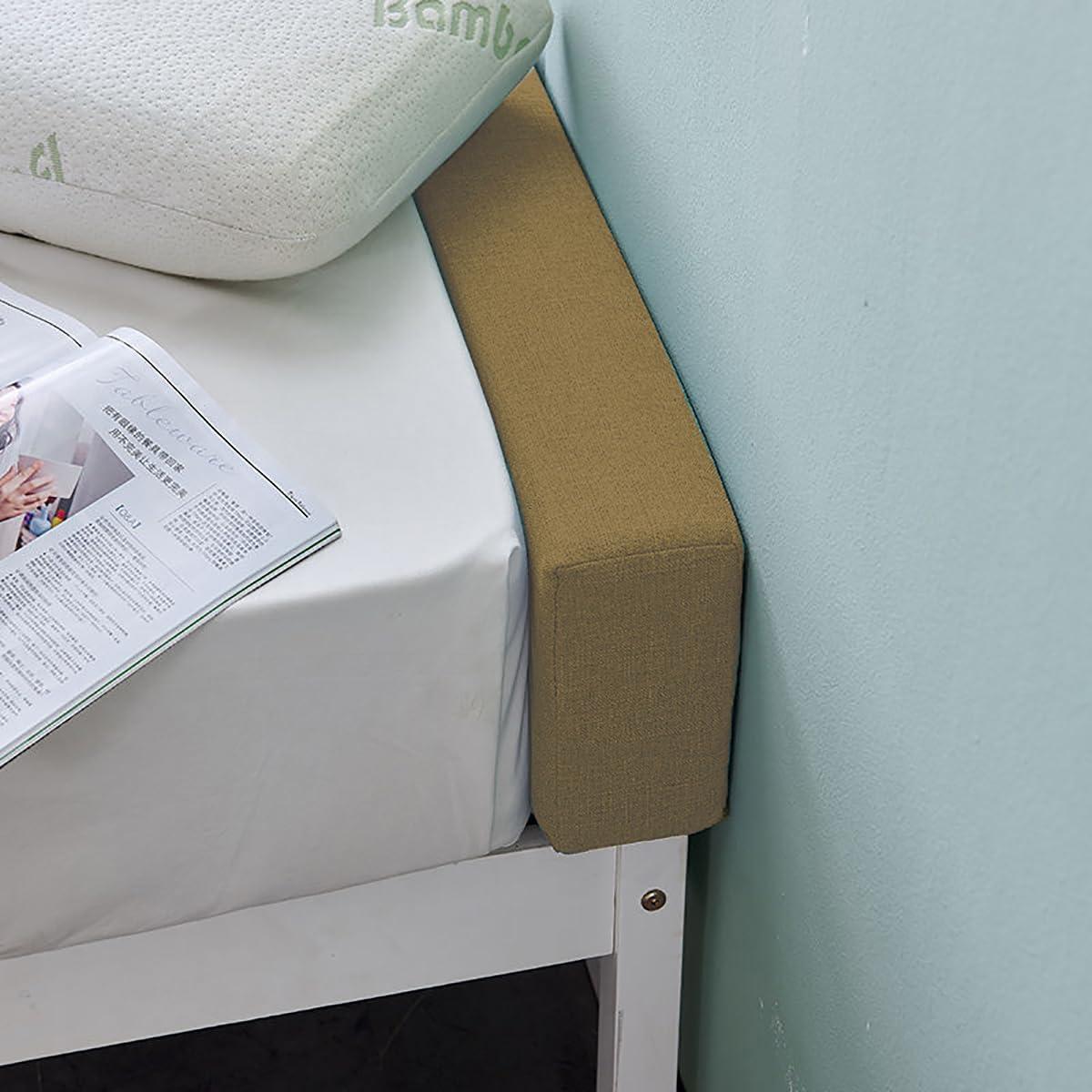 WAYRGN WAYRGN Bed Gap Filler,Headboard Gap Filler King,Mattress Extender,Mattress Gap Filler King Bed,Headboard Space Filler,Headboard Pillow High-Density Sponge with Removable Cover