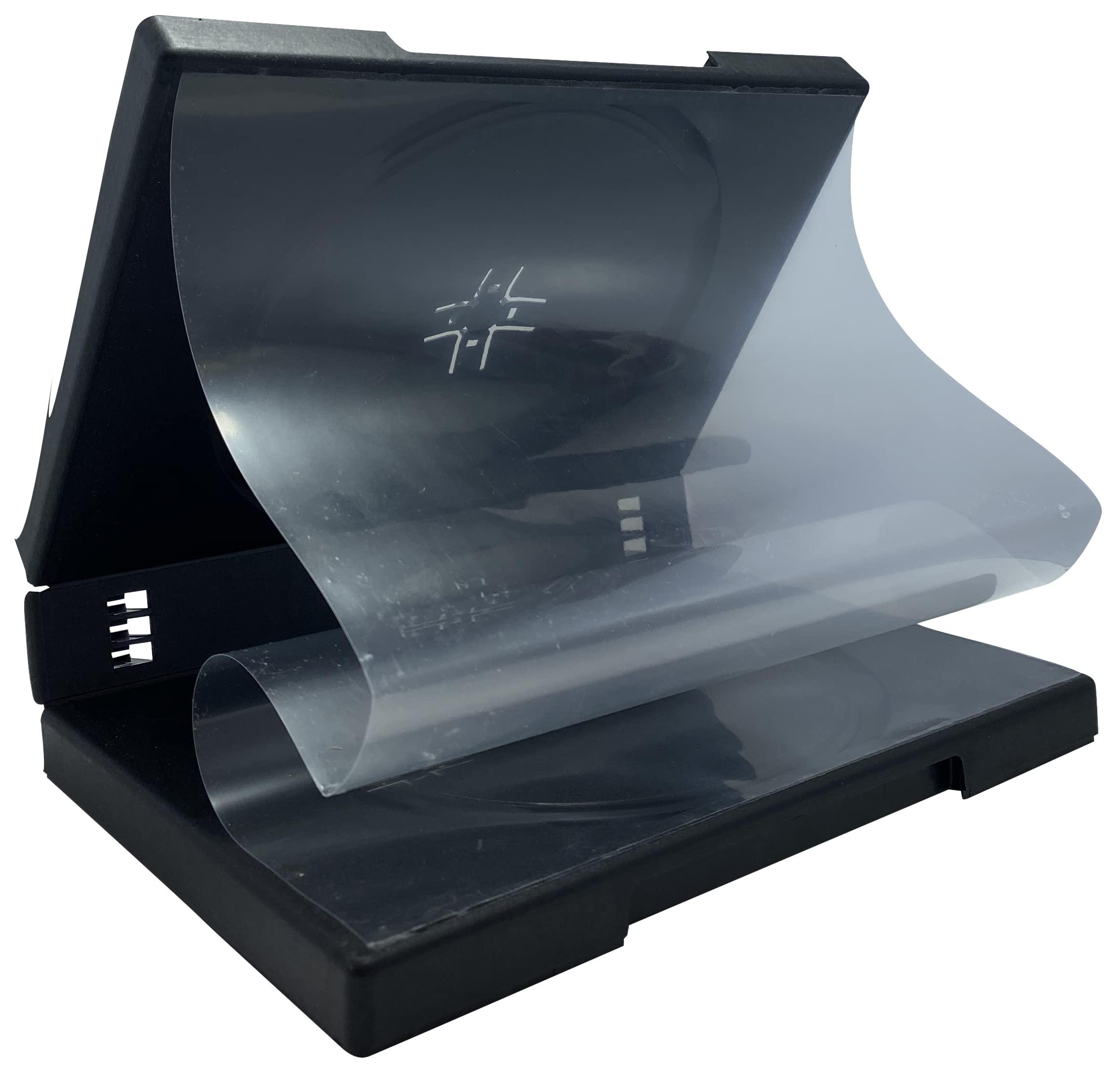 CheckOutStore Mediaxpo Space-Saving Multi DVD Case - Holds up to 8 Discs - Clear Plastic Cover - Keep Your Media Safe and Organized (Pack of 50)