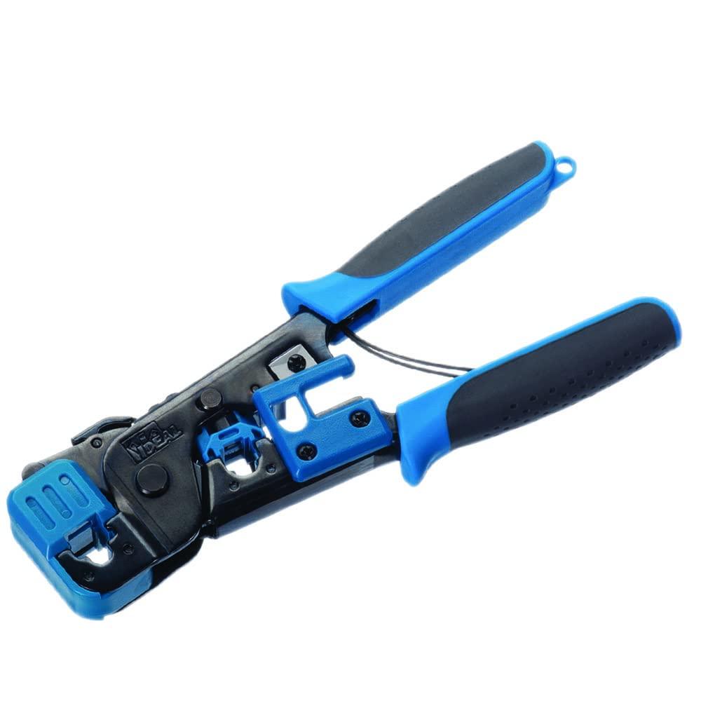 Ideal Industries IDEAL Electrical 30-496 Telemaster Modular Plug Crimp Tool, Crimping Tool for CAT5e/6 RJ-45 (8P8C)/RJ-11/12 (6P6C/6P4C) Modular Plugs